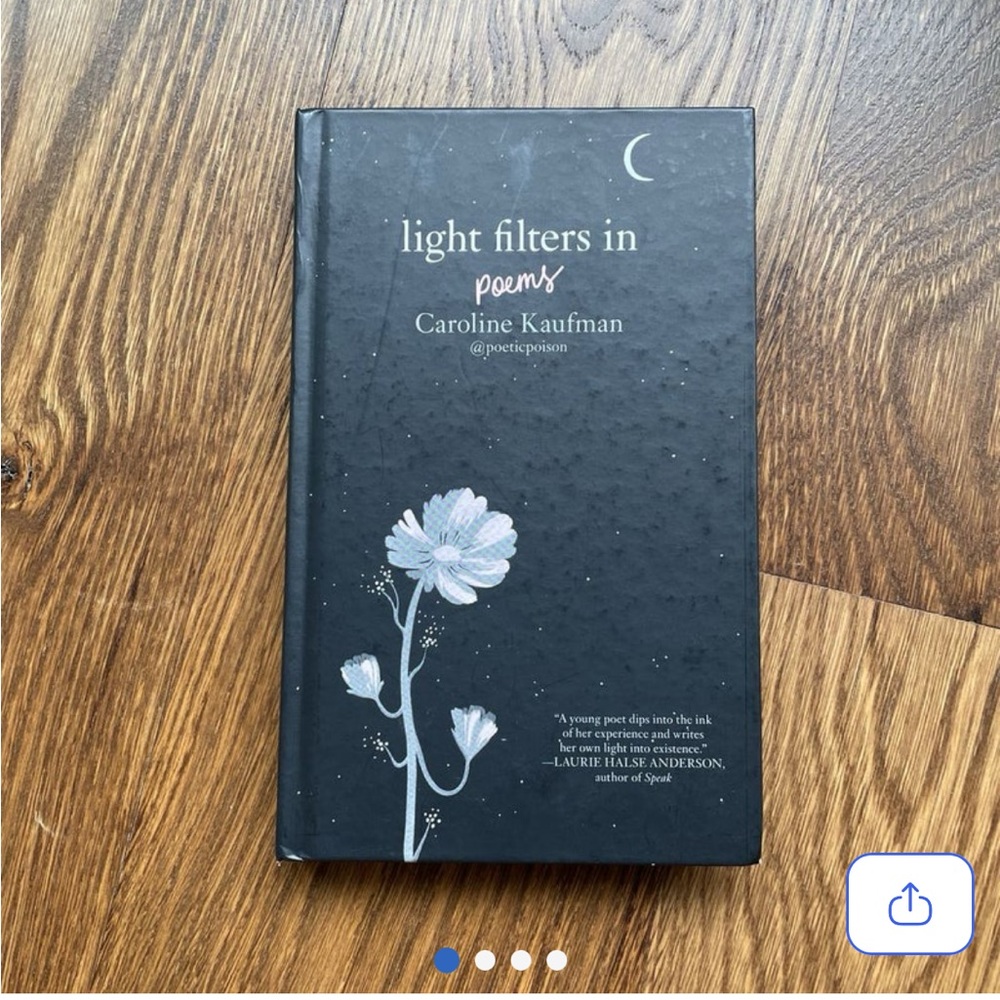 Light Filters In Poems Book by Caroline Kaufman